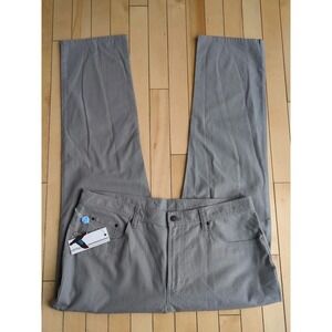 Genteal Flex Canvas 5 Pocket Slate Pants Size 38x32 NWT Stretch Men's New